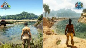 Ark Survival Evolved VS Ark Survival Ascended Epic Settings 4K | RTX 4090