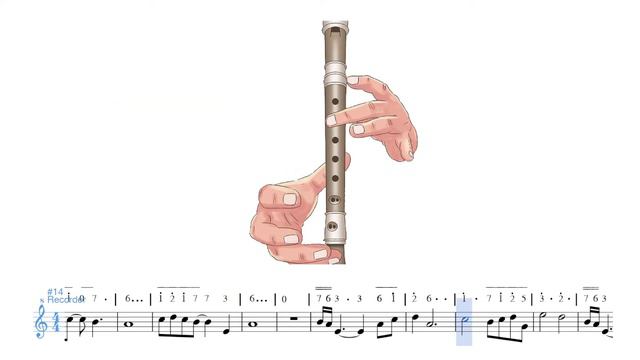 Naruto - Sadness and Sorrow | Recorder Tutorial | not angka suling смотреть онлайн