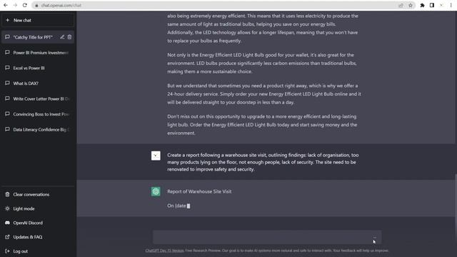 ChatGPT - The Secret Weapon To Get Ahead! Watch The Demo & Tutorial With Excel + Power BI Examples!