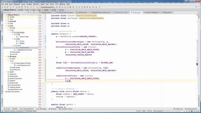 Create Flappy Bird Clone Using LibGDX And Java - Adding Top Obstacles смотреть онлайн