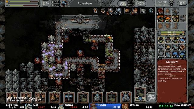 Loop Hero Speedrun ANY% WR 47:21 смотреть онлайн
