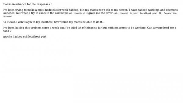 ssh: connect to host localhost port 22: Connection refused on Windows 10