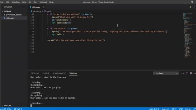 Mini Project | Running Code | SICSR | Python3 | Visual Studio | Part 2/2 смотреть онлайн