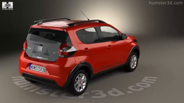 Fiat Mobi Way On 2017 3D model by Hum3D.com смотреть онлайн