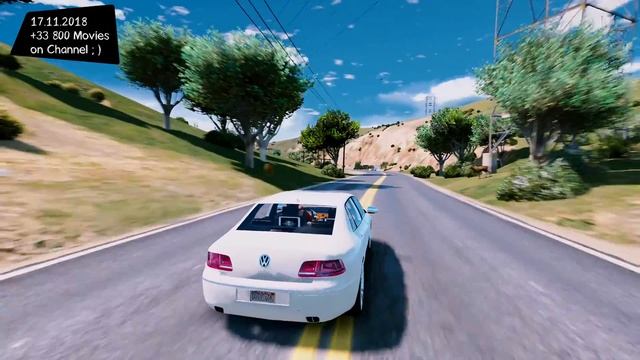 2014 Volkswagen Phaeton W12 1.0 ✪ GTA 5 Realistic Graphics MOD PC -1440p60 FPS _REVIEW смотреть онлайн