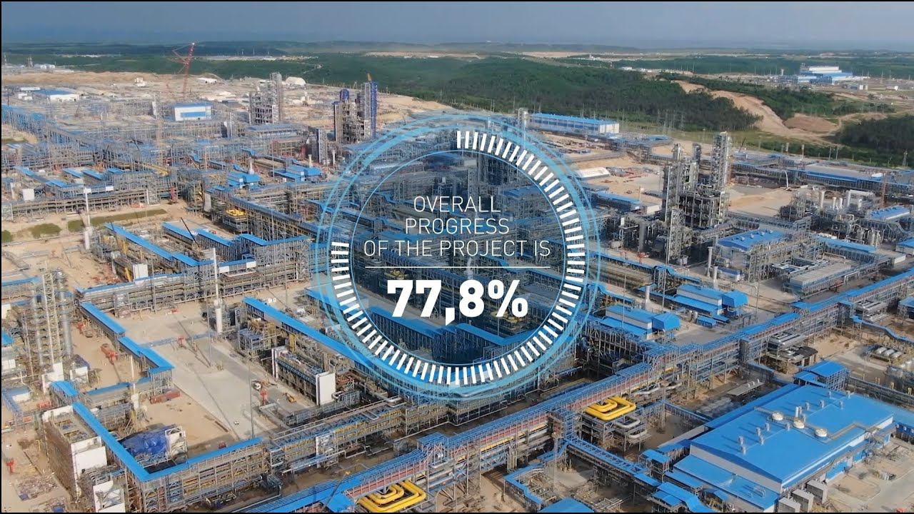 The overall progress for the Amur GPP construction project in June 2021 is 77.8% смотреть онлайн