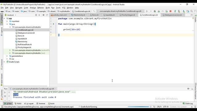 Kotlin in Hindi (Lecture 13), Conditions on Integers - Full tutorial on Android App Development смотреть онлайн