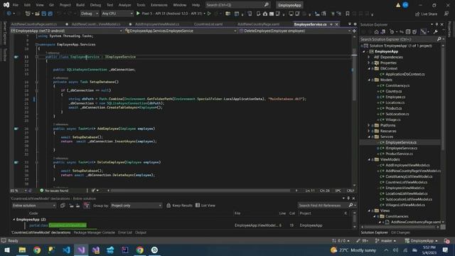 STEP 7. How to Create CRUD Employees APP in .NET MAUI .NET 7.0 PART4 || SAVING DATA SAVING SQLITE смотреть онлайн