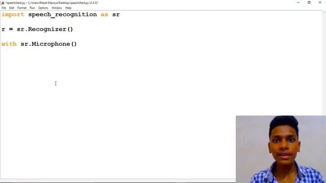 Convert your live Voice into Text using Google's SpeechRecognition API in ten lines of Python Code смотреть онлайн