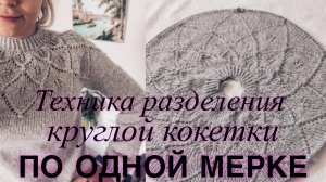 Техника разделения круглой кокетки на рукава и тело по одной мерки..mp4