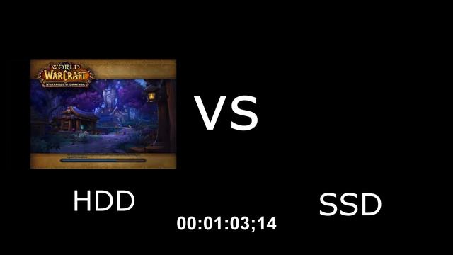 SSD vs HDD battle World of Warcraft - How much faster is SSD ? смотреть онлайн