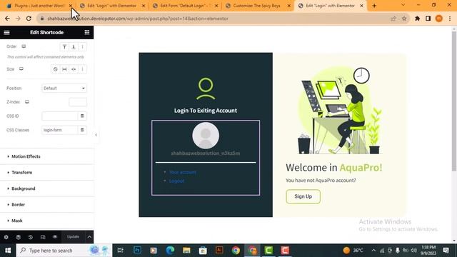 Design Custom Login & Signup Page For WordPress with lementor-2024 смотреть онлайн