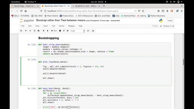 Python3: Bootstrap stat: More intuitive than t test смотреть онлайн