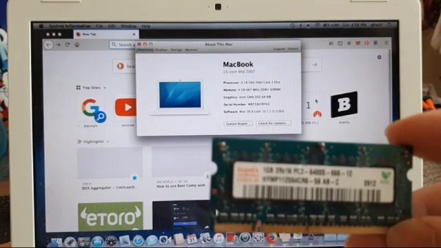 How did I upgrade the RAM of my MacBook? ( 2Gb to 4Gb ) смотреть онлайн
