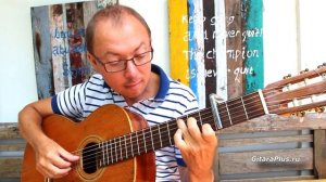 Подмосковные вечера - мелодия на верхних нотах и басах - Александр Фефелов (кавер на гитаре)