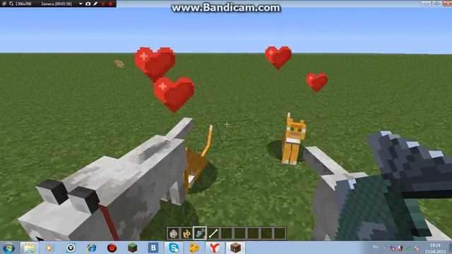 Как сделать кошку и собаку в майнкрафт смотреть онлайн