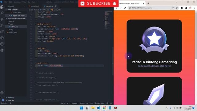How to make CSS Card Hover Effects | HTML & CSS смотреть онлайн