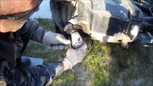 Замена бампера на Mitsubishi Pajero 3