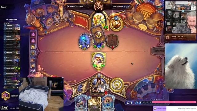 (Hearthstone) TOO Big! Warrior VS Priests смотреть онлайн