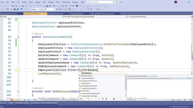 How to Filter the DataGrid in WPF, MVVM смотреть онлайн