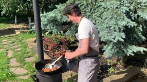 Илья Бледный и Марат Башаров готовят плов!