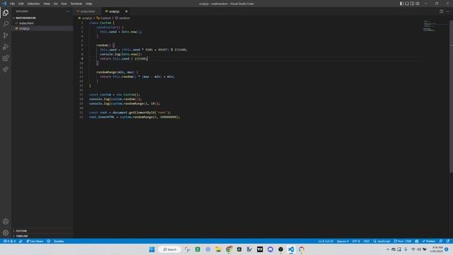 JavaScript Math.random() | How It Works Part 1 смотреть онлайн