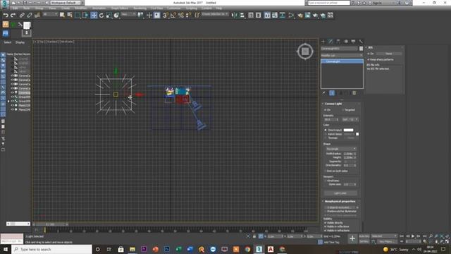 Camera DOF Effect 3dsMax Corona Tutorial смотреть онлайн