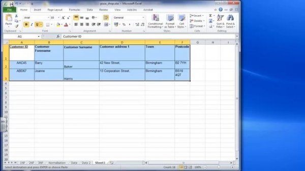 Access 2010: Import data from Excel
