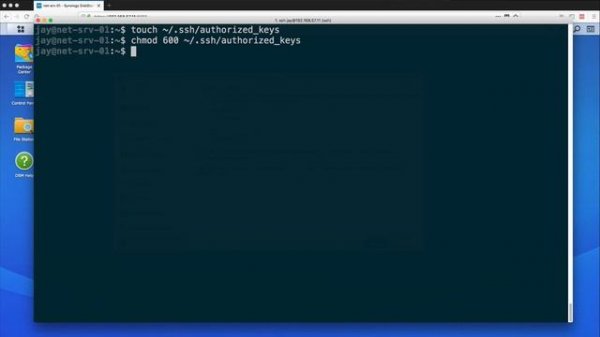 Enable Key Based SSH Authentication For Synology Servers