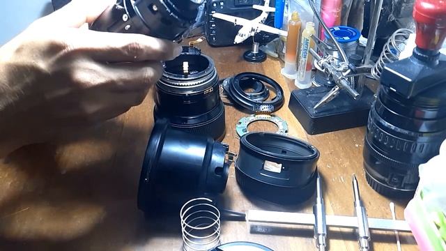 Canon EF 24-70mm f2.8 L II USM |EROR 01| disassembly for replacing the aperture flex cable смотреть онлайн