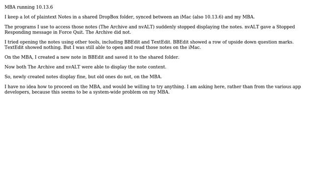 Apple: Text encoding problem with old files not newly created ones смотреть онлайн