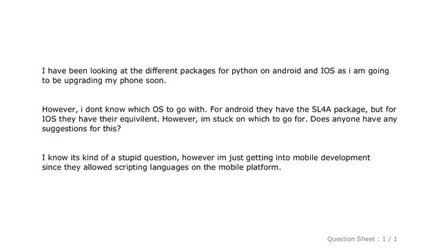 iOS : Python for IOS or Android смотреть онлайн