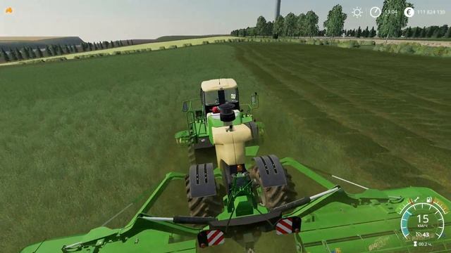 Косилка комбайн для farming simulator 2019 KRONE BIG M 500 BY GHEQOR V1. 0 смотреть онлайн