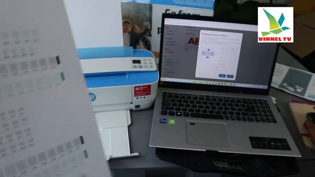 How Fix / Complete Alignment on HP Deskjet 3720, 3755 Printer смотреть онлайн