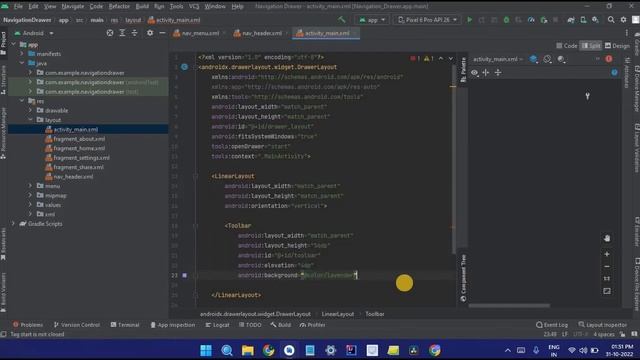 Navigation Drawer Menu in Android Studio using Java | 2022 смотреть онлайн