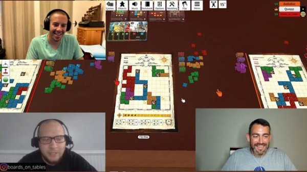 CARTOGRAPHERS | Table Top Simulator | Playthrough ft. @boards_on_tables