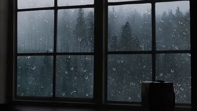 Sonidos De Lluvia En Ventana Para Dormir - Lluvia Relajante Y Truenos Para Sueño Profundo Y Calma
