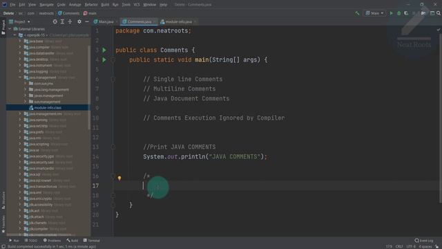 Comments in JAVA - Single Line Comment - MultiLine Comment - JAVA DOC Comment смотреть онлайн