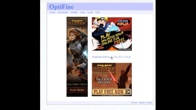 How to install Optifine for minecraft 1.7.2/1.7.10/1.8/1.8.8/1.8.9/1.9.0/1.9.2/1.9.4/1.10 смотреть онлайн