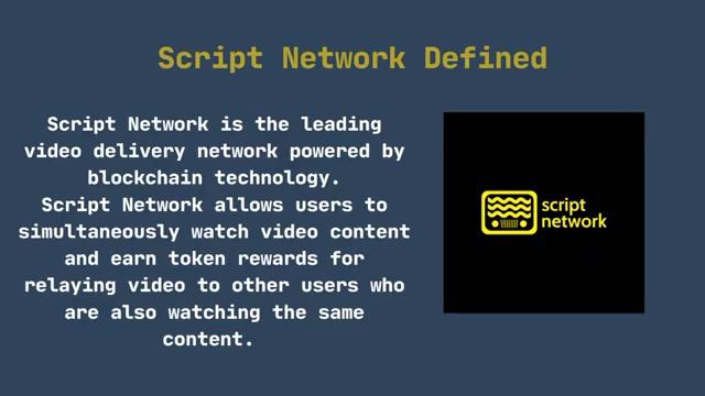 Script Network: open source web3 live tv platform, protocol смотреть онлайн
