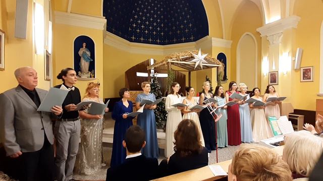 Adoramus te Christe Камерный хор Гармония Руководитель Лилиана Колпышева Варна 23.12.2022 смотреть онлайн