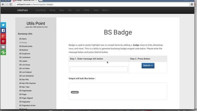 Bootstrap Badge смотреть онлайн