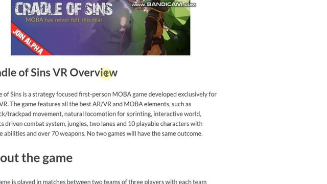 Cradle of Sins VR PC Game Free Download смотреть онлайн