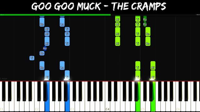 WEDNESDAY - Goo goo muck [Piano Tutorial] | SHEET MUSIC + MIDI 🔥 смотреть онлайн