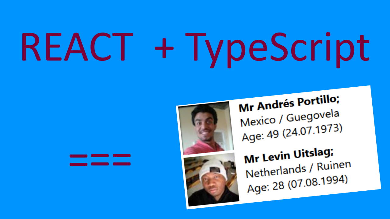 React. Загрузка данных с backend и TypeScript смотреть онлайн