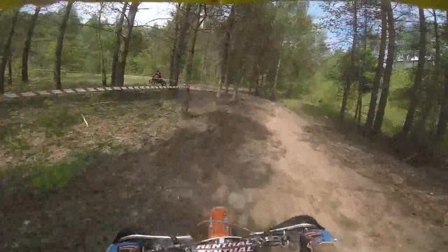 Кантри-кросс Тучково 2018. Заруба на последнем кругу с Ильёй Маликовым. смотреть онлайн