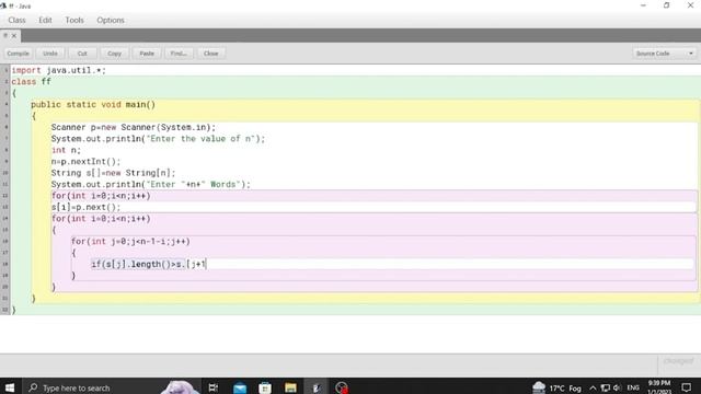 Java Class 10 | Sorting Strings By Length in ascending order | смотреть онлайн