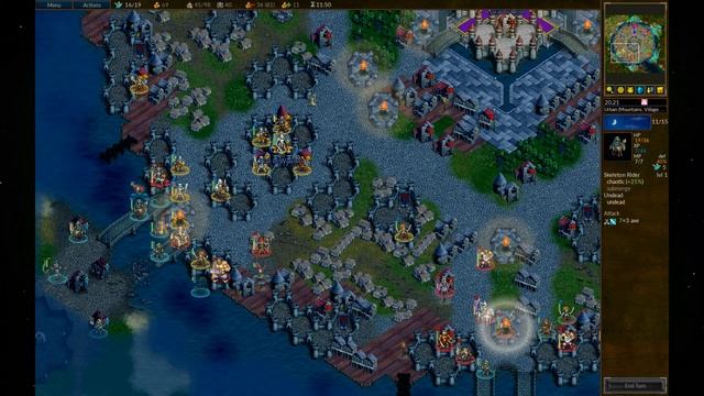 Battle for Wesnoth, Eastern Invasion: Revised, Part 11 (second half S16, S17a) смотреть онлайн