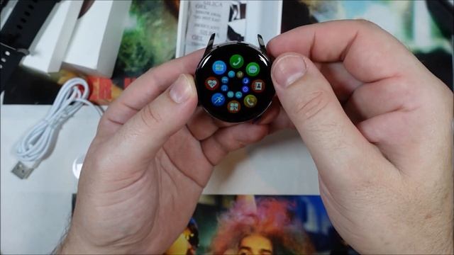 Smartwatch DT3 unboxing clone del Huawei Watch 3 смотреть онлайн