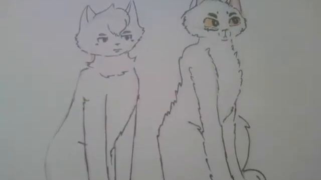 Мои рисунки в новом стиле рисования, + заказ от Марии Лапы.)) смотреть онлайн